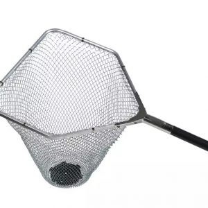 Épuisette en inox pour pisciculture avec maille rigide