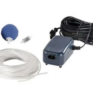 Aérateur pour petits bassins aquacoles, offrant une oxygénation efficace pour améliorer la qualité de l'eau et favoriser la santé des poissons.