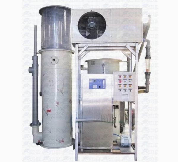 Système d’aquaculture en recirculation (RAS), technologie durable pour la production de poissons dans des environnements contrôlés.