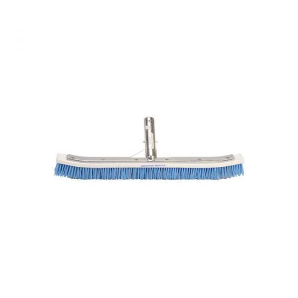 Brosse en nylon incurvée pour nettoyage de bassins aquacoles